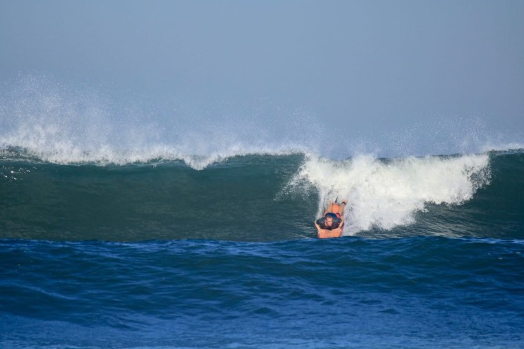 Just before a wipe out